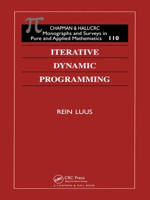 cover image of Iterative Dynamic Programming